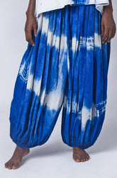 Bibi Tie and Dye Balloon Pant (Blue)